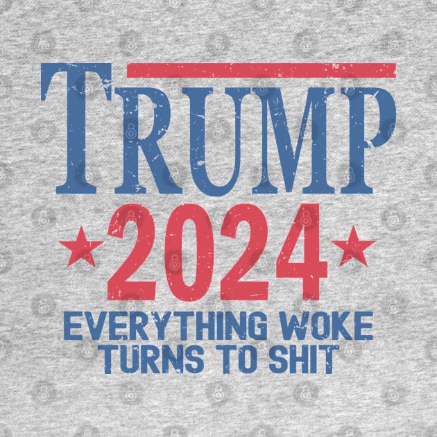 Trump 2024 Everything Woke Turns To Shit by Etopix